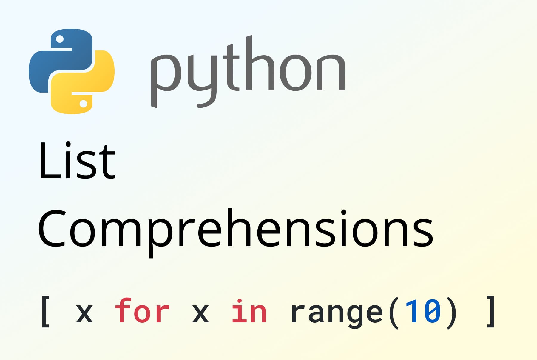 List Comprehension in Python: A Complete Guide with Examples
