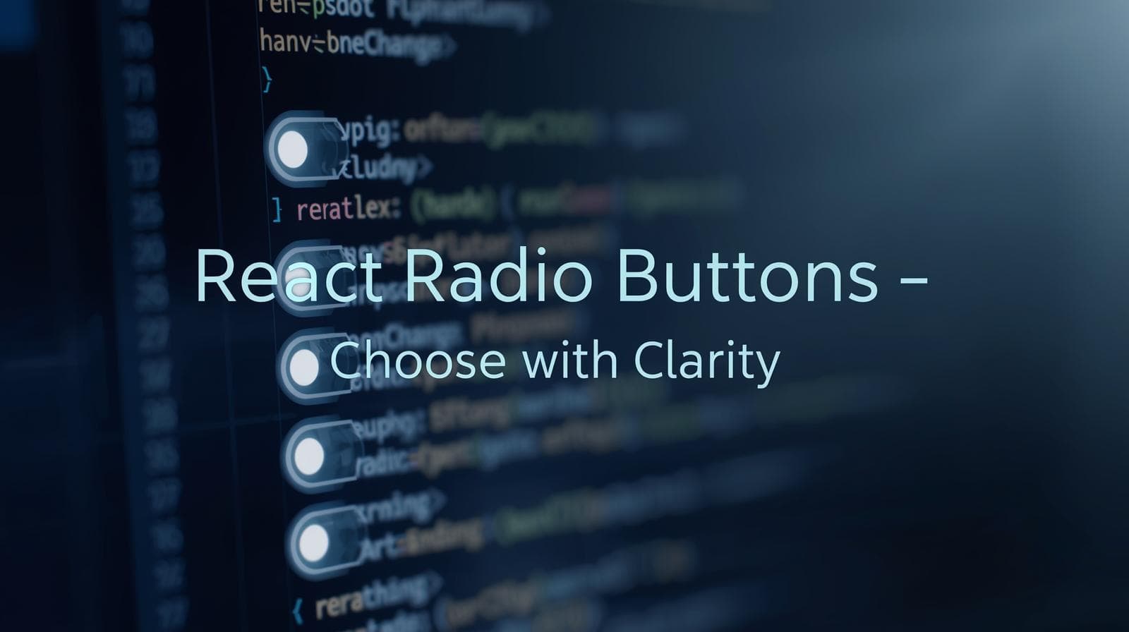 Mastering React Forms: A Complete Guide to Radio Buttons