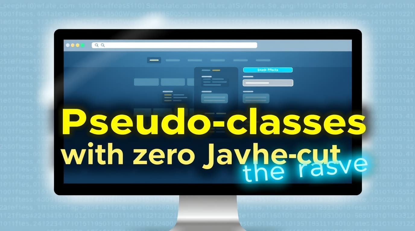 CSS Pseudo-classes Explained: A No-BS Guide to Interactive Web Design