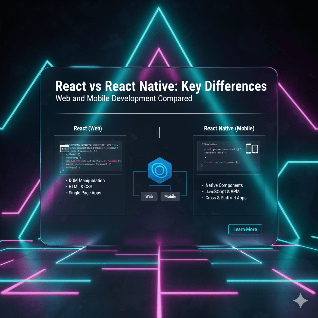 React vs. React Native: The Ultimate 2025 Guide for Developers