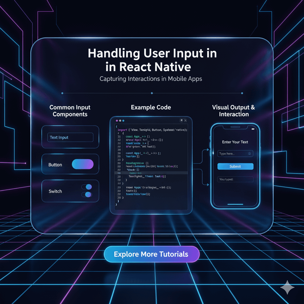 Master User Input in React Native: TextInput, Forms, and Best Practices