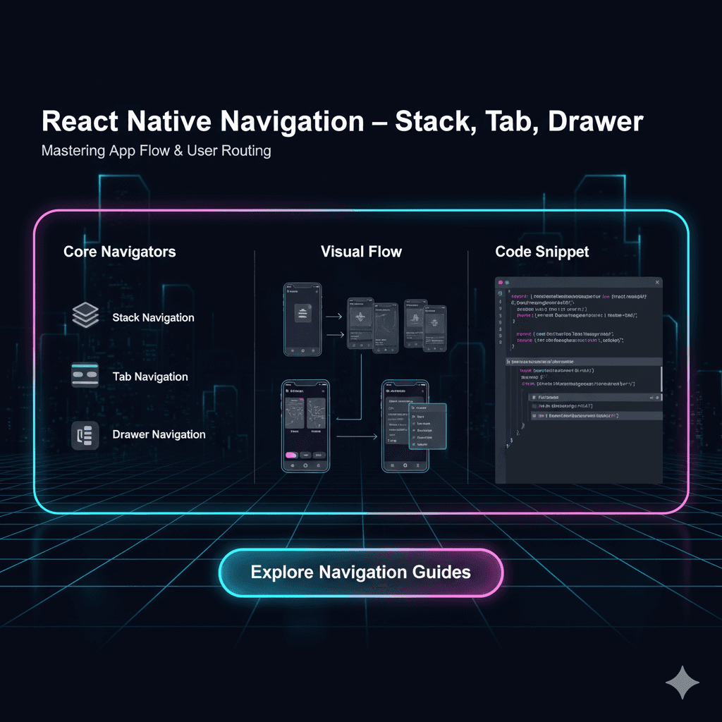React Native Navigation Made Easy: A 2025 Guide to Stack, Tab & Drawer