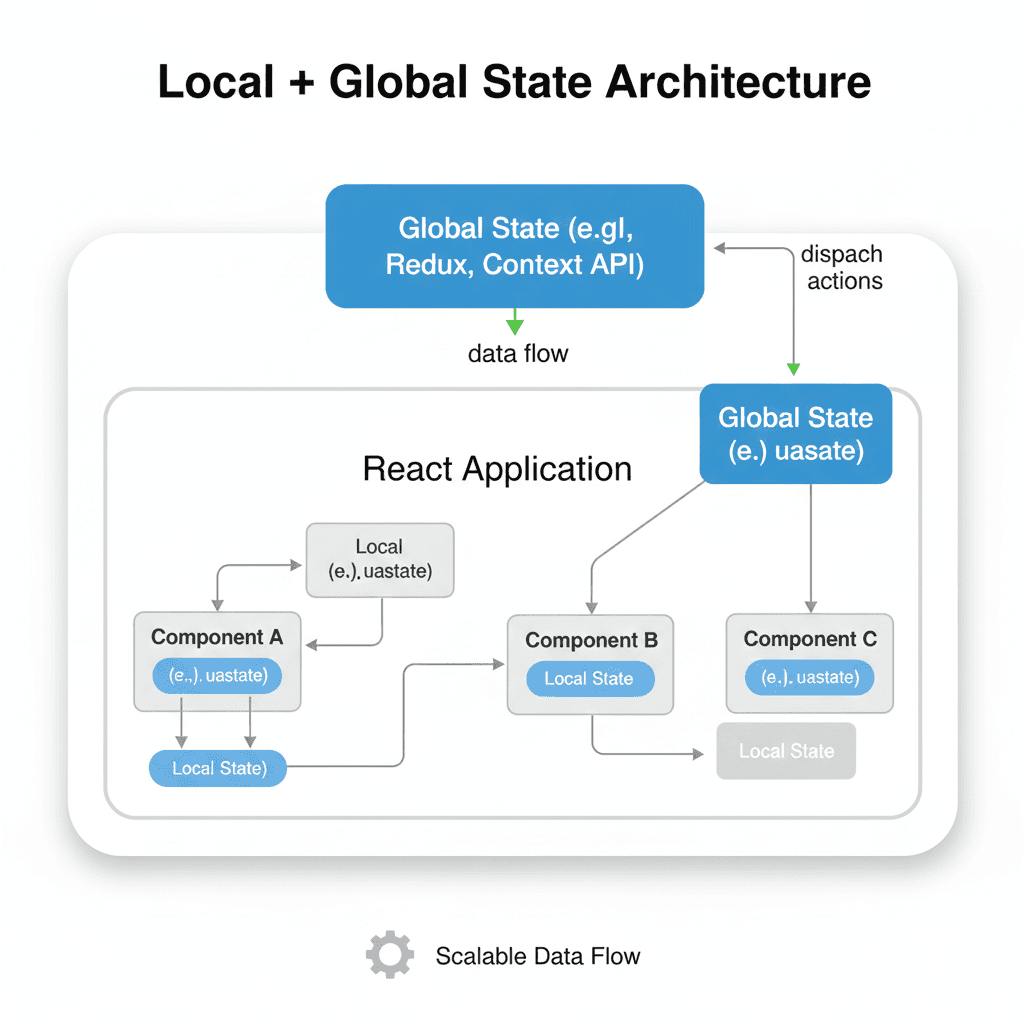 Local vs Global State Architecture: A Complete 2025 Guide for Developers